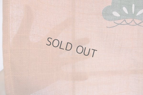 Photo6: Noren Japanese Curtain Doorway NM lucky cat maneki neko matsu 85 x 150cm 