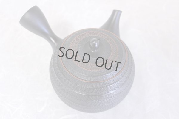 Photo8: Tokoname ware Japanese tea pot kyusu ceramic strainer sendan Gyokko 470ml