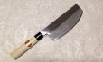 Photo3: SAKAI TAKAYUKI Japanese knife Kasumitogi Yasuki white steel Sushi kiri