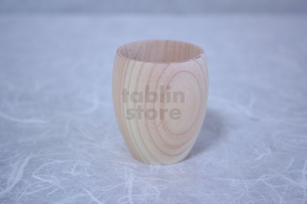 Photo3: Takumi Japanese wooden Sake cups hinoki cypress yc kezuridashi set of 3 