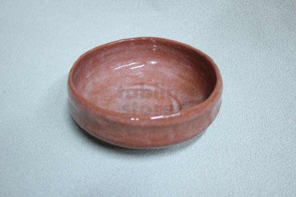 Photo6: Kiyomizu Japanese matcha tea bowl chawan red Aka raku badarai shoraku sasaki  