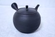 Photo3: Tokoname Japanese tea pot kyusu Gyokko ceramic tea strainer black sendan 480ml