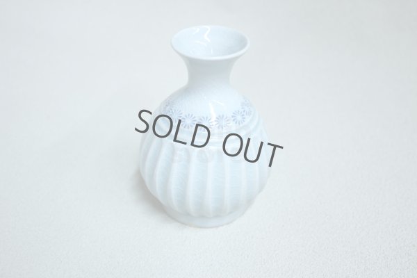 Photo2: Kiyomizu porcelain Japanese tokkuri sake bottle cup Minoru Ando shinogi seiji 