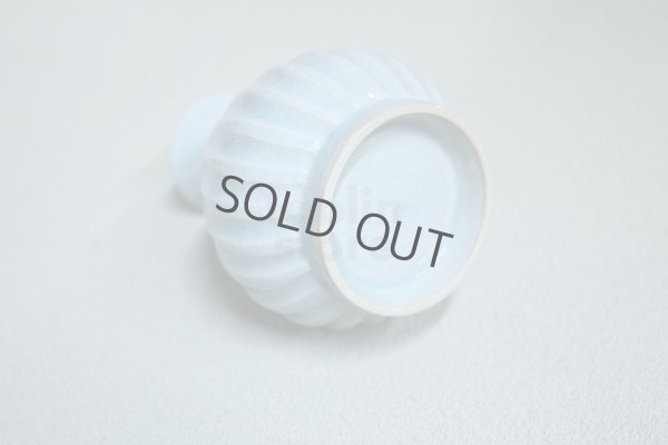 Photo4: Kiyomizu porcelain Japanese tokkuri sake bottle cup Minoru Ando shinogi seiji 