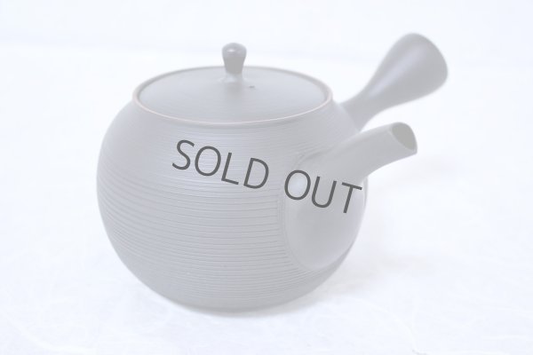 Photo2: Tokoname Japanese tea pot kyusu Gyokko ceramic tea strainer black sendan 480ml