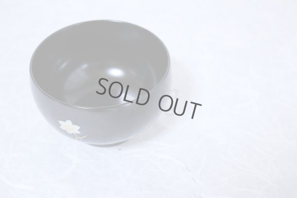 Photo8: Japanese Echizen Urushi lacquer soup bowl wan suisen D10.7cm set of 2