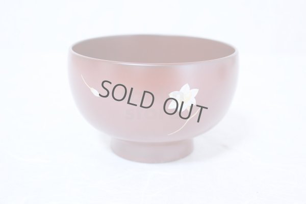 Photo4: Japanese Echizen Urushi lacquer soup bowl wan suisen D10.7cm set of 2