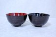 Photo2: Japanese Echizen Urushi lacquer soup bowl wan ayanami D14.4cm set of 2 (2)