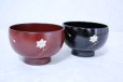 Photo3: Japanese Echizen Urushi lacquer soup bowl wan suisen D10.7cm set of 2