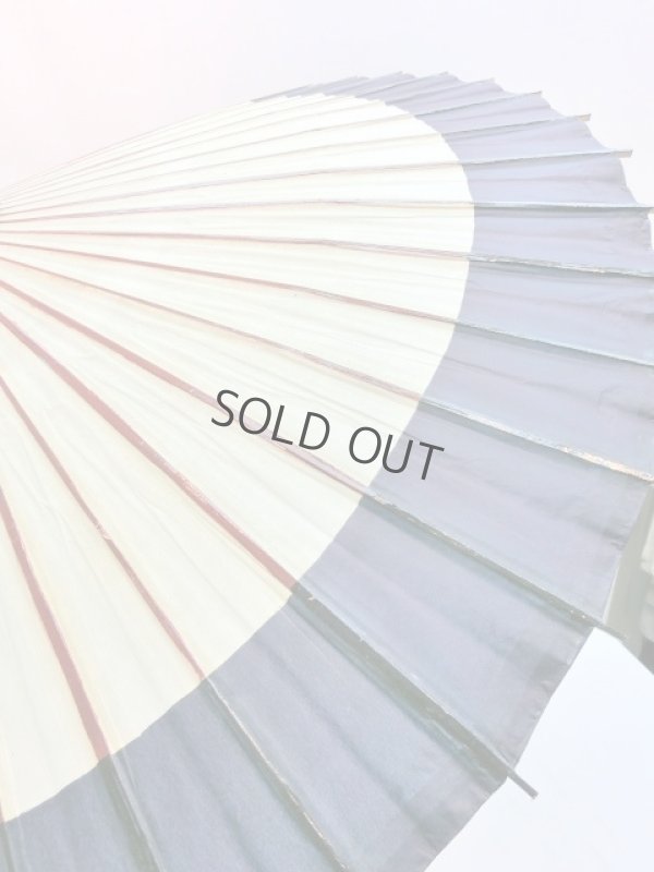 Photo5: Japanese umbrella bull's-eye Bangasa Wagasa bamboo sd Tokusen blue