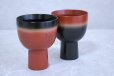 Photo3: Japanese Echizen Urushi lacquer Wine Sake cup gradation 150 ml set of 2