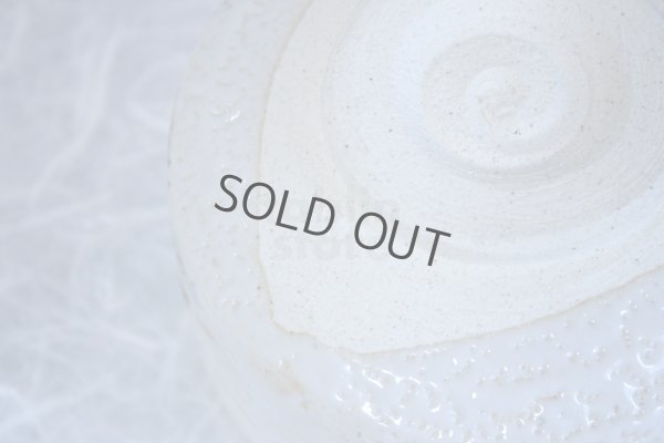 Photo10: Mino ware Japanese tea bowl Matcha chawan shiro shino white tabi Shuzan kiln