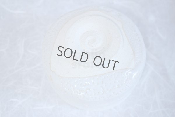 Photo9: Mino ware Japanese tea bowl Matcha chawan shiro shino white tabi Shuzan kiln