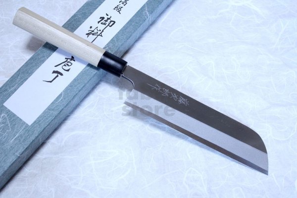 Photo1: Japanese Tojiro Shirogami white steel F-941 Kamagata Usuba 195mm vegetable knife