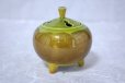 Photo4: Kutani yaki ware Japanese incense burner m3 Ginsai H 8cm