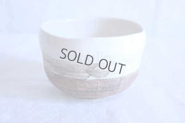 Photo4: Mino yaki ware Japanese tea bowl Hiro togusa toga chawan Matcha Green Tea