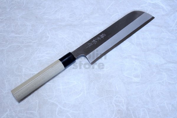 Photo2: Japanese Tojiro Shirogami white steel F-941 Kamagata Usuba 195mm vegetable knife