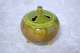 Photo8: Kutani yaki ware Japanese incense burner m3 Ginsai H 8cm