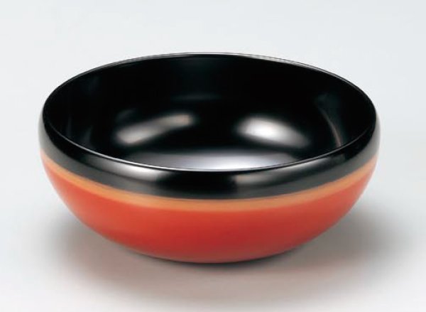 Photo1: Japanese Echizen Urushi lacquer Serving bowl yumebokashi moriki D20cm