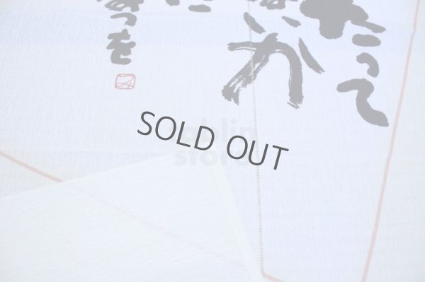 Photo5: Noren CSMO Japanese door curtain Aida Mitsuo- Tsumaduitatte beige 85 x 150cm