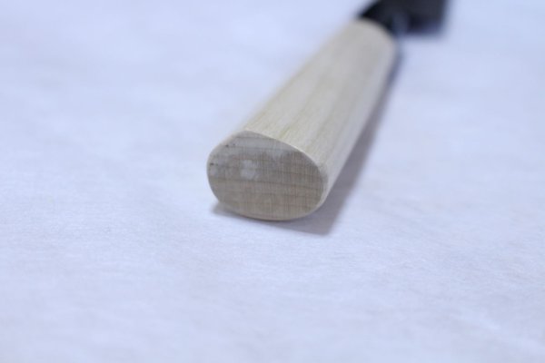 Photo4: Sakai Takayuki shin kasumi Shirogami white steel Sashimi knife with saya any size