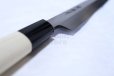 Photo3: Sakai Takayuki shin kasumi Shirogami white steel Sashimi knife with saya any size (3)