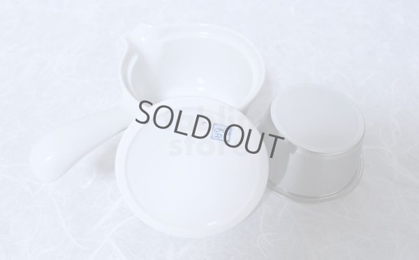 Photo8: Arita Porcelain Japanese tea pot Maru mon S type strainer 275ml