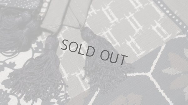 Photo7: Noren Japanese door curtain daichi furununo cha cotton four quarters 85 x 150cm