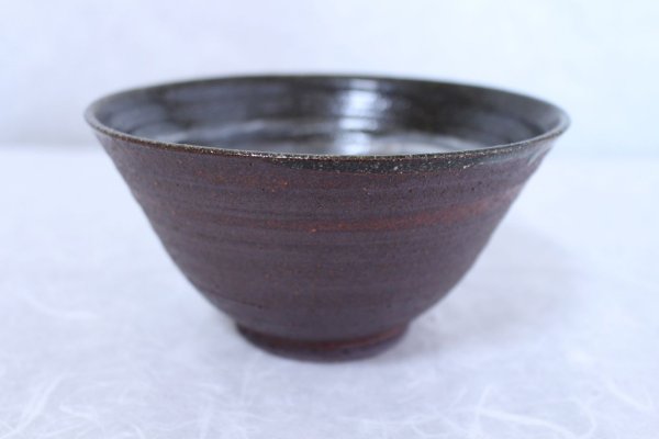 Photo1: Shigaraki pottery Japanese soup noodle serving bowl akane donburi D160mm