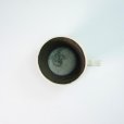 Photo2: Kiyomizu Japanese pottery tea mug coffee cup Daisuke white-line black kaku 140ml (2)