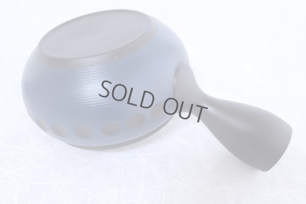 Photo5: Tokoname yaki ware Japanese tea pot Tosei navy-blue ceramic tea strainer 290ml