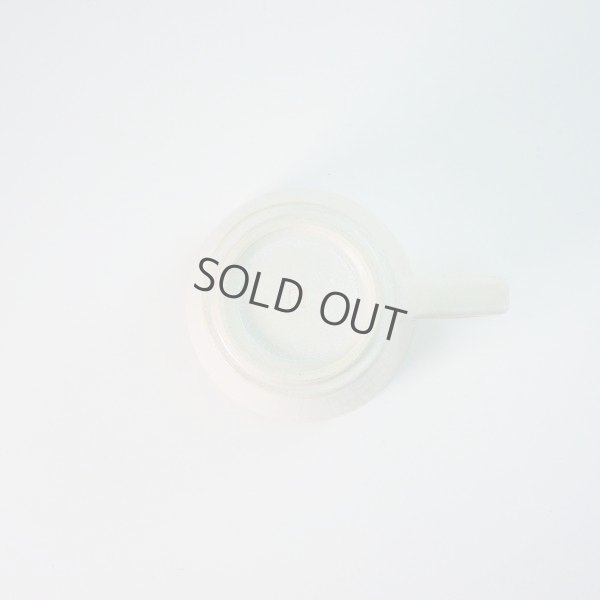 Photo3: Kiyomizu Japanese pottery tea mug coffee cup Daisuke itome white 250ml