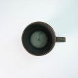 Photo2: Kiyomizu Japanese pottery tea mug coffee cup Daisuke itome black 250ml (2)