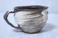 Photo2: Hagi yaki ware Japanese pottery mug coffee cup rin hakeme keiichiro 360ml (2)