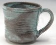 Photo9: Shigaraki ware Japanese pottery tea mug coffee cup rain blue 330ml