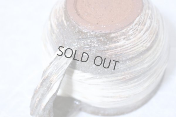 Photo8: Hagi yaki ware Japanese pottery mug coffee cup rin hakeme keiichiro 360ml