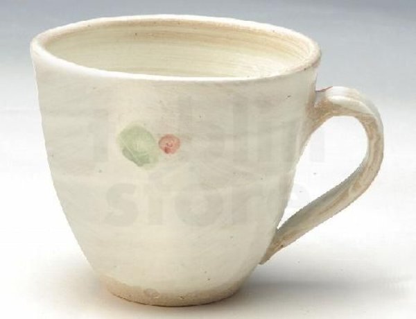 Photo1: Shigaraki ware Japanese pottery tea mug coffee cup kobiki line hai 300ml