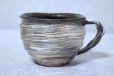 Photo3: Hagi yaki ware Japanese pottery mug coffee cup rin hakeme keiichiro 360ml