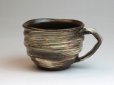 Photo9: Hagi yaki ware Japanese pottery mug coffee cup rin hakeme keiichiro 360ml