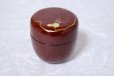 Photo4: Tea Caddy Japanese Natsume Echizen Urushi lacquer Matcha container hisago red hy