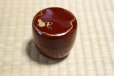 Photo5: Tea Caddy Japanese Natsume Echizen Urushi lacquer Matcha container hisago red hy