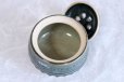 Photo9: Kiyomizu porcelain Japanese incense burner Minoru Ando shinogi oribe H9cm