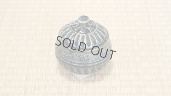 Photo11: Kiyomizu porcelain Japanese incense burner Minoru Ando shinogi oribe H9cm