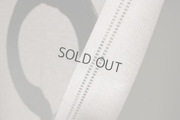 Photo7: Noren Japanese curtain Enso round 85cm x 150cm