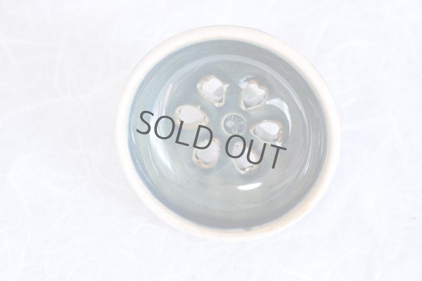 Photo10: Kiyomizu porcelain Japanese incense burner Minoru Ando shinogi oribe H9cm