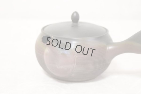 Photo6: Tokoname Japanese tea pot kyusu Gyokko pottery tea strainer yohen sendan 280ml