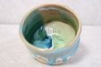 Photo5: Mino ware pottery Japanese tea ceremony bowl Matcha chawan Kiseto light blue