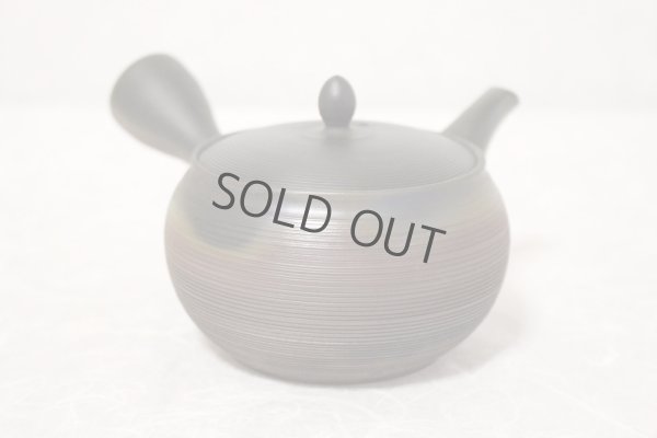 Photo4: Tokoname Japanese tea pot kyusu Gyokko pottery tea strainer yohen sendan 280ml