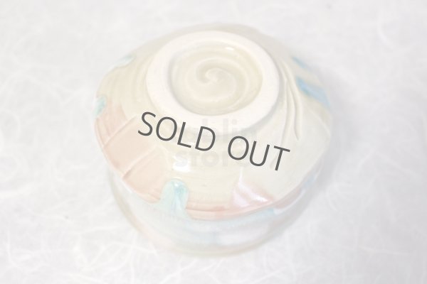 Photo8: Mino ware pottery Japanese tea ceremony bowl Matcha chawan Kiseto light blue