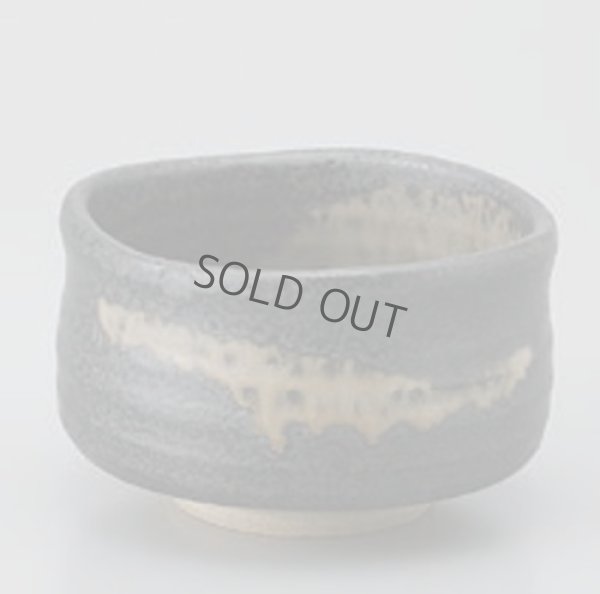 Photo8: Mino ware pottery Japanese tea ceremony bowl Matcha chawan kesho kuro